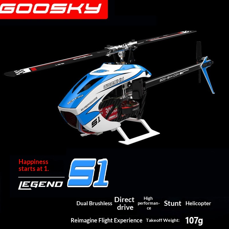 Rc Hobby Direct - Радиоуправляемый вертолет Goosky S1: 3D-трюки, высокопроизводительный,