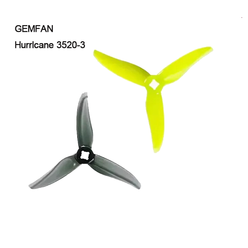 Rc Hobby Center - 2 пары 3-лопастных пропеллеров GEMFAN 3520,
