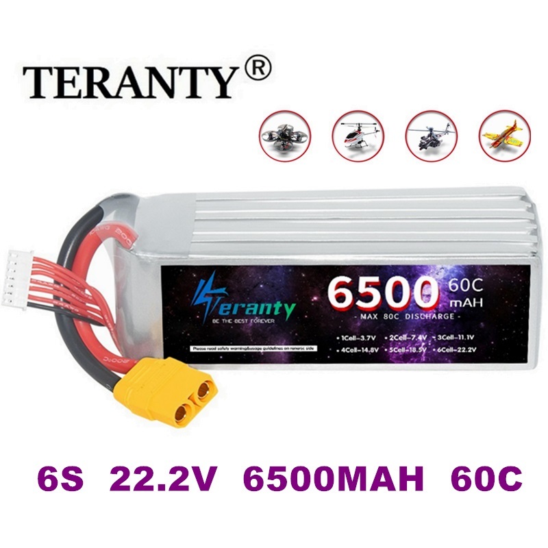 Rc Hobby Tank - Аккумулятор LiPo TERANTY 6S 22.2V 6500mAh