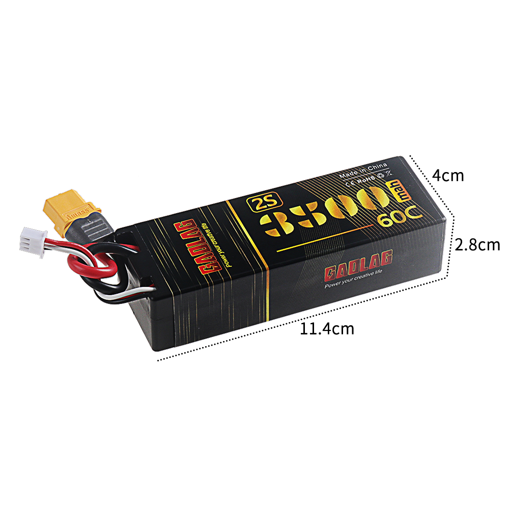 Аккумулятор LiPo 2S 7.4V 3500m – обзор и цена Rc Hobby Tank