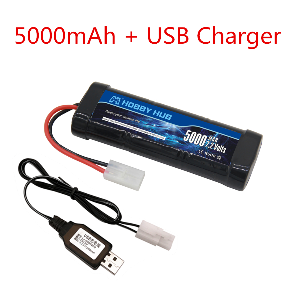 Новый аккумулятор 7.2V 5000/68 – обзор и цена Rc Hobby Tank