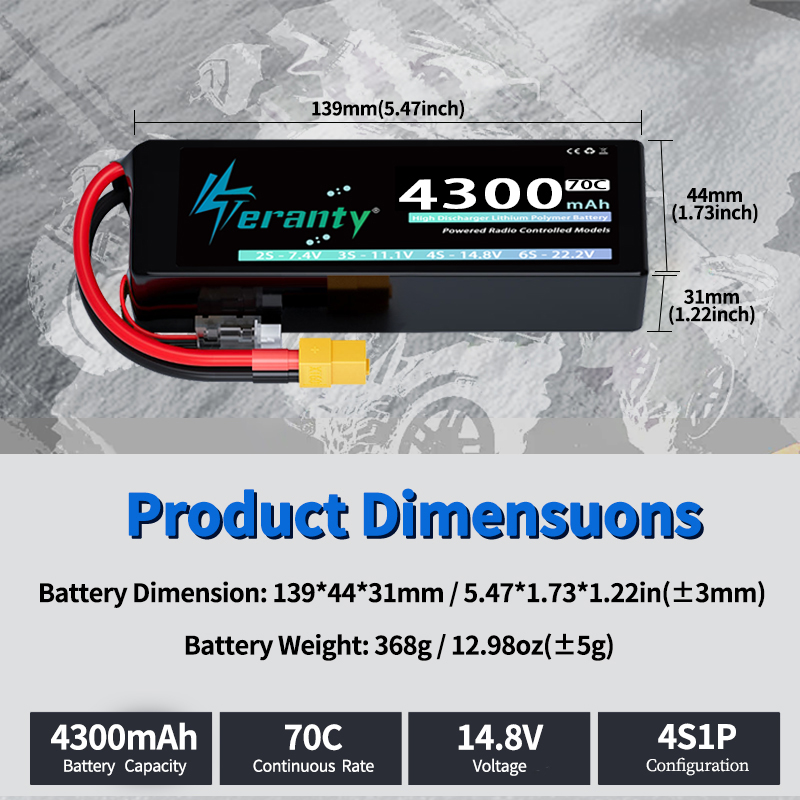 Аккумулятор TERANTY 4S Lipo 43 – обзор и цена Rc Hobby Tank